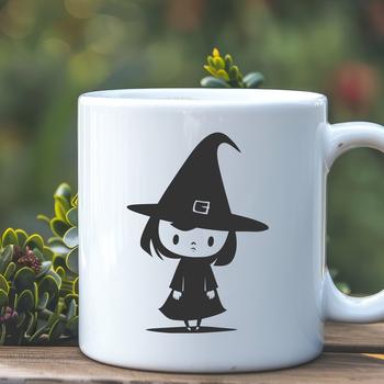 Beautiful Witch In DXF Format