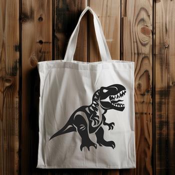 Large prehistoric dinosaur with sharp teeth and claws.