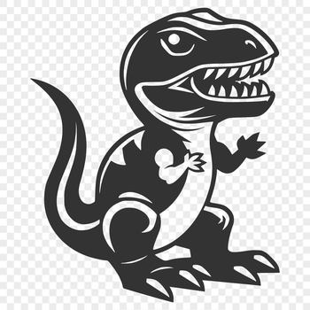 Large T-Rex dinosaur illustration in vector format.