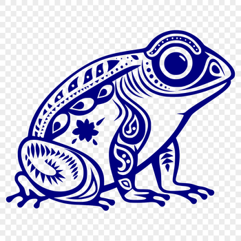 A high-resolution SVG illustration of a toad in full body form, suitable for vector art and design.