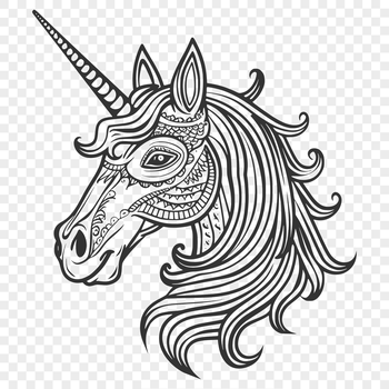 A stylized SVG icon of a legendary fairy tale creature with ornate features.
