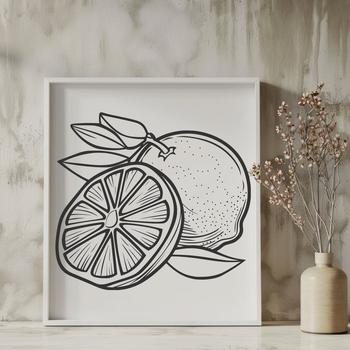 A simple illustration of a lemon with a smooth surface, suitable for various design applications.