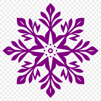 Unique Snow - Glowforge PNG