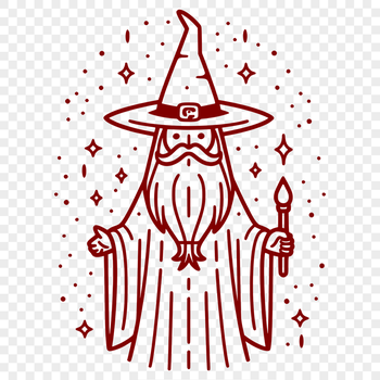 Free Unique Wizard Illustration