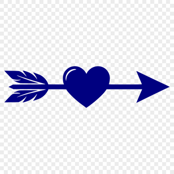 Arrow SVG file suitable for laser cutting and stencil creation