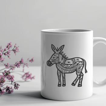 Ornate Donkey In PDF Format