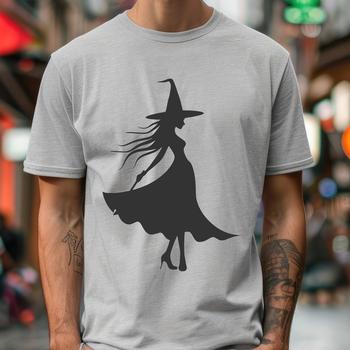 Stunning Witch In DXF Format