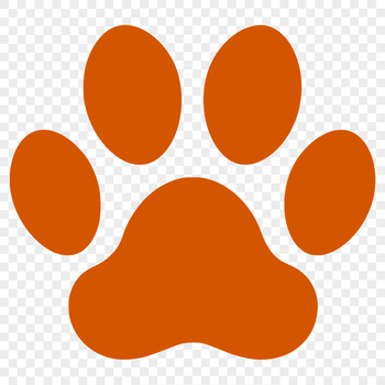 Paw Print Artwork In SVG, PNG, PDF And DXF Formats