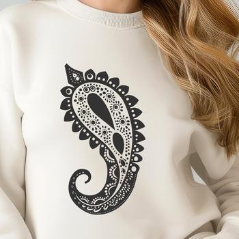 Beautiful Paisley - Glowforge DXF