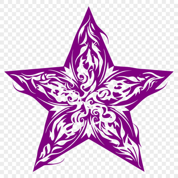 Vector star design suitable for Christmas decorations.