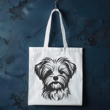 Stunning Morkie Stencil