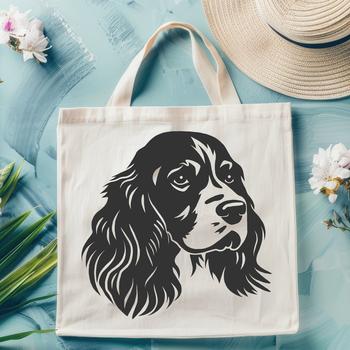 Beautiful Cocker Spaniel - Vinyl SVG