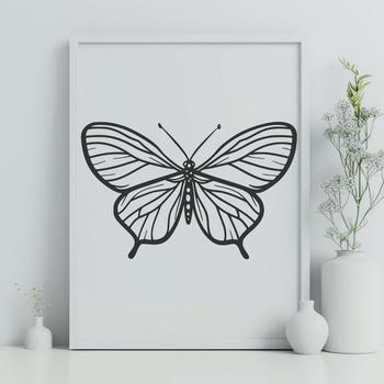 Beautiful Butterfly - Animal DXF