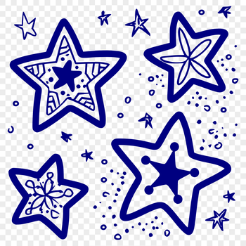 A stylized star graphic for Christmas decorations and designs.
