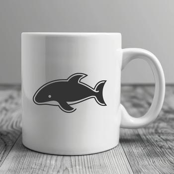 Cute Whale In DXF Format