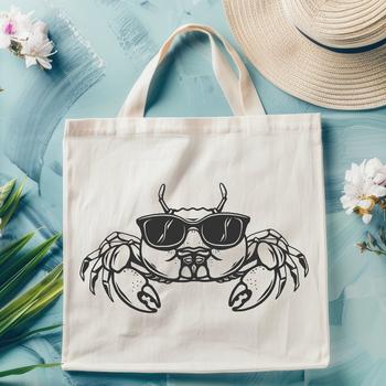 Crab Wearing Sunglasses