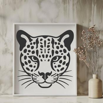 Free Unique Big Cat Printable Artwork