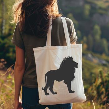 Free Standing Lion - SVG