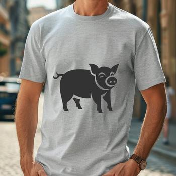 Stunning Standing Pig PNG