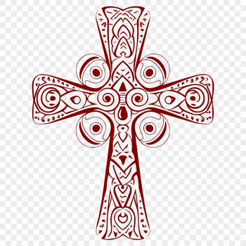 A traditional ornate cross symbolizing faith and spirituality in various religious contexts.