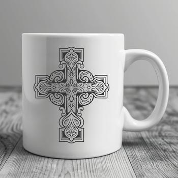 Ornate Cross In PDF Format