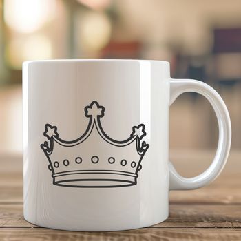 A high-quality digital illustration of a crown in vector format.