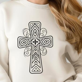 Beautiful Cross Decal