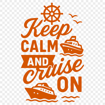 Whimsical cruise vacation quotes available for editing and customization as an SVG file.