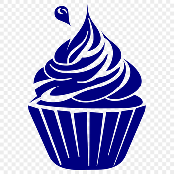 Artistic Cupcake Decal