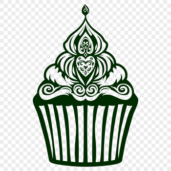 Ornate Cupcake Artwork