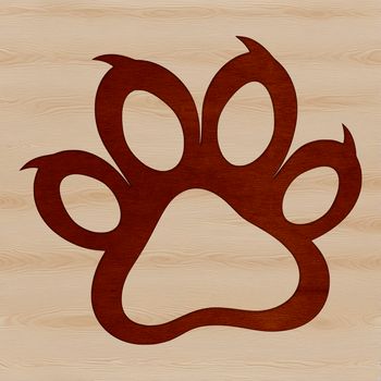 High-quality vector illustrations of animal paws, suitable for digital design and craft projects.