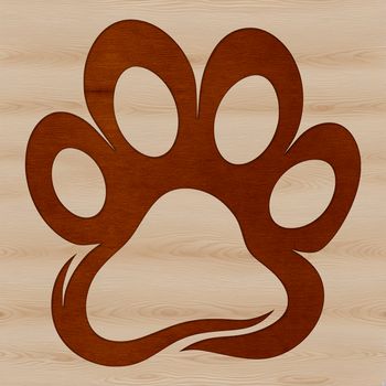 A vector design featuring a collection of different paw prints, ideal for crafting and design projects.