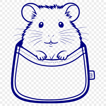 A small rodent with a rounded body and short legs, commonly kept as a pet.