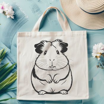 A detailed illustration of a guinea pig, suitable for various digital and craft projects.