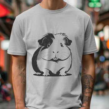 A digital illustration of a Guinea Pig in a simple, iconic style.