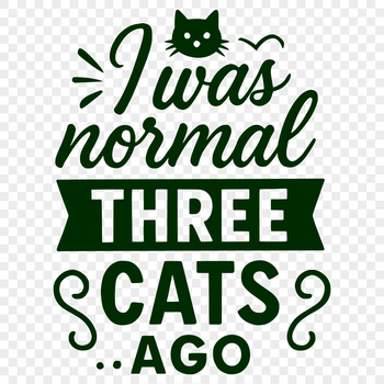 Illustration of funny quotes about cats and pets, suitable for various design applications.