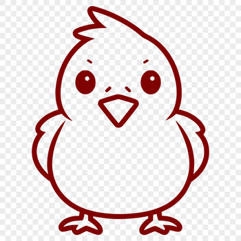 Unique Chicken Illustration