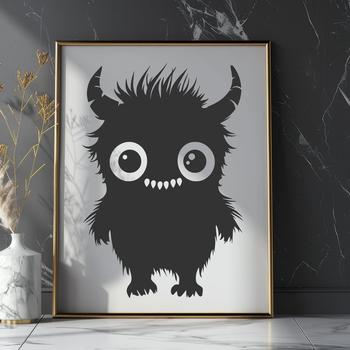 Beautiful Monster SVG - For Cricut Project