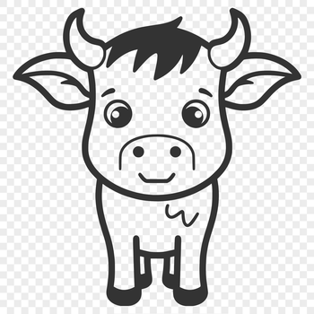 Stunning Calf SVG, PNG, PDF And DXF Files