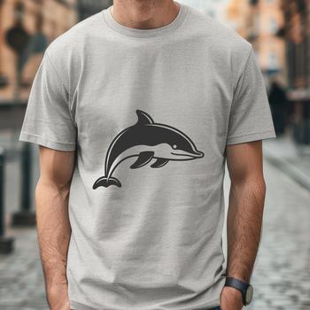 Stunning Dolphin Stencil