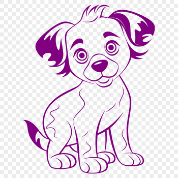 A full-body portrait of a sitting Australian Shepherd dog.