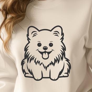 Free Pomeranian - Laser Cutter SVG