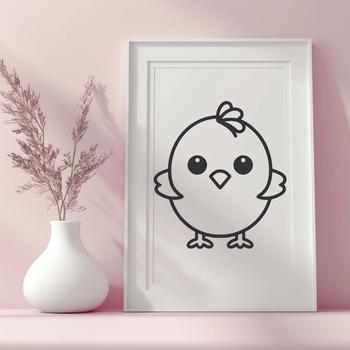 Creative Chick Printable Image