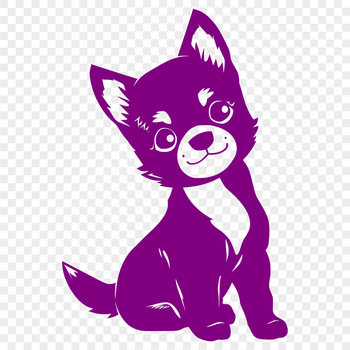 A cute and agile dog breed sitting in a relaxed position.