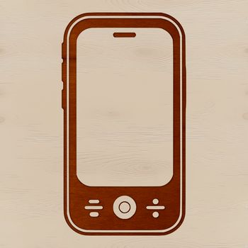 A high-tech smartphone with sleek design.
