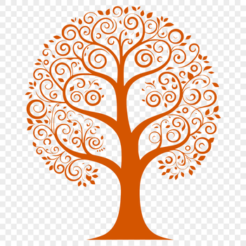 A stylized illustration of a tree in vector format, suitable for various digital applications.