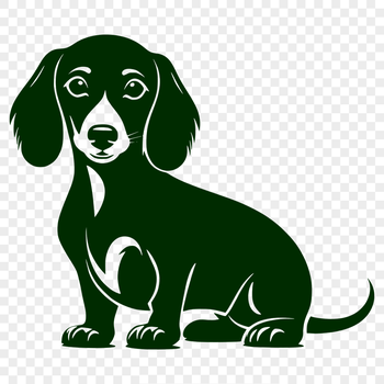 Artistic Dachshund SVG