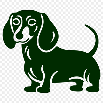 Creative Standing Dog PNG