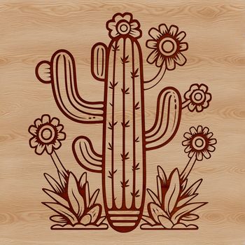 A single, upright cactus plant with sharp spines and vibrant green skin, suitable for gardening or landscaping designs.