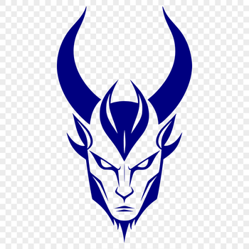 A design illustration of the devil or satan in various formats for graphic design and crafting projects.